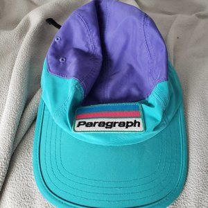 Paragraph Taiwanese Designer Teal & Purple Retro-esque Biking Hat